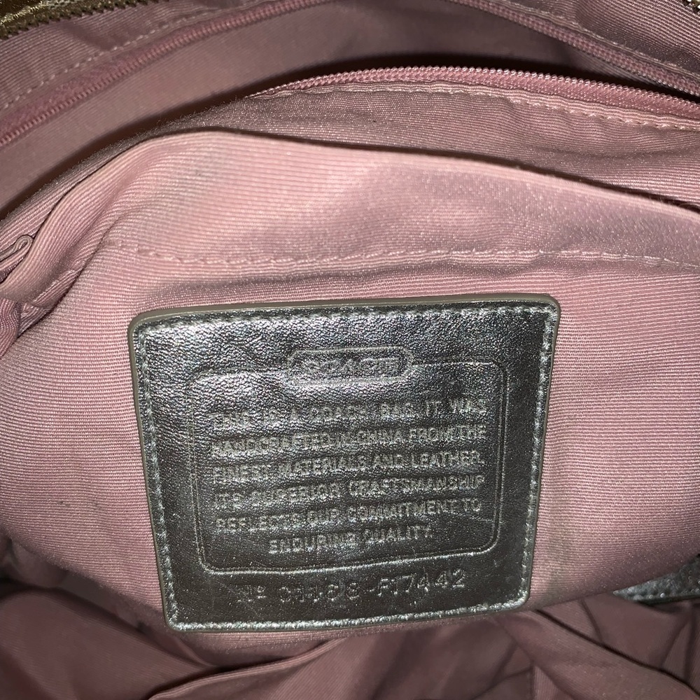 Authentic Coach Diaper/Tote Bag - Picture 2 of 5